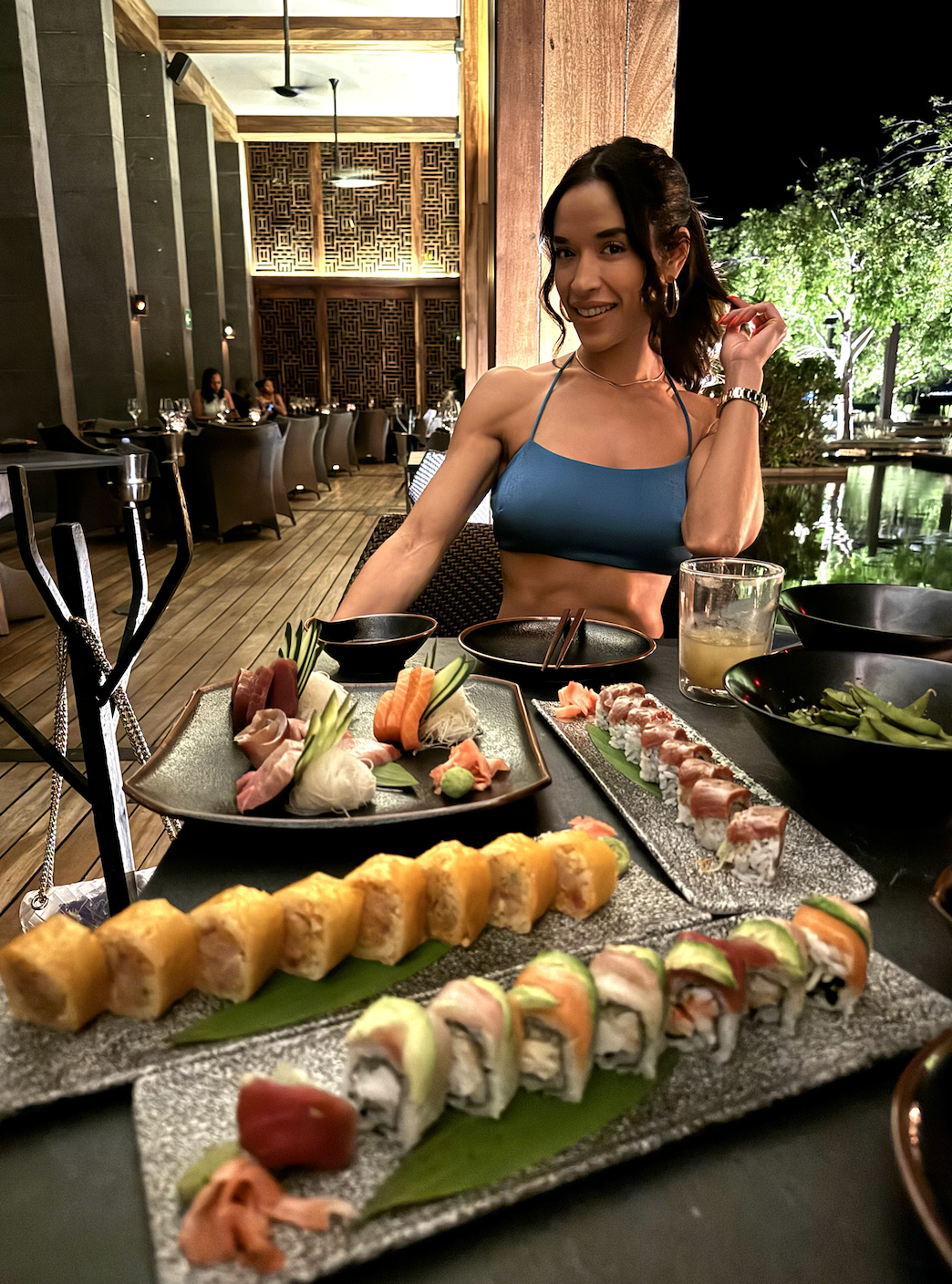 Noel — sushi dinner
