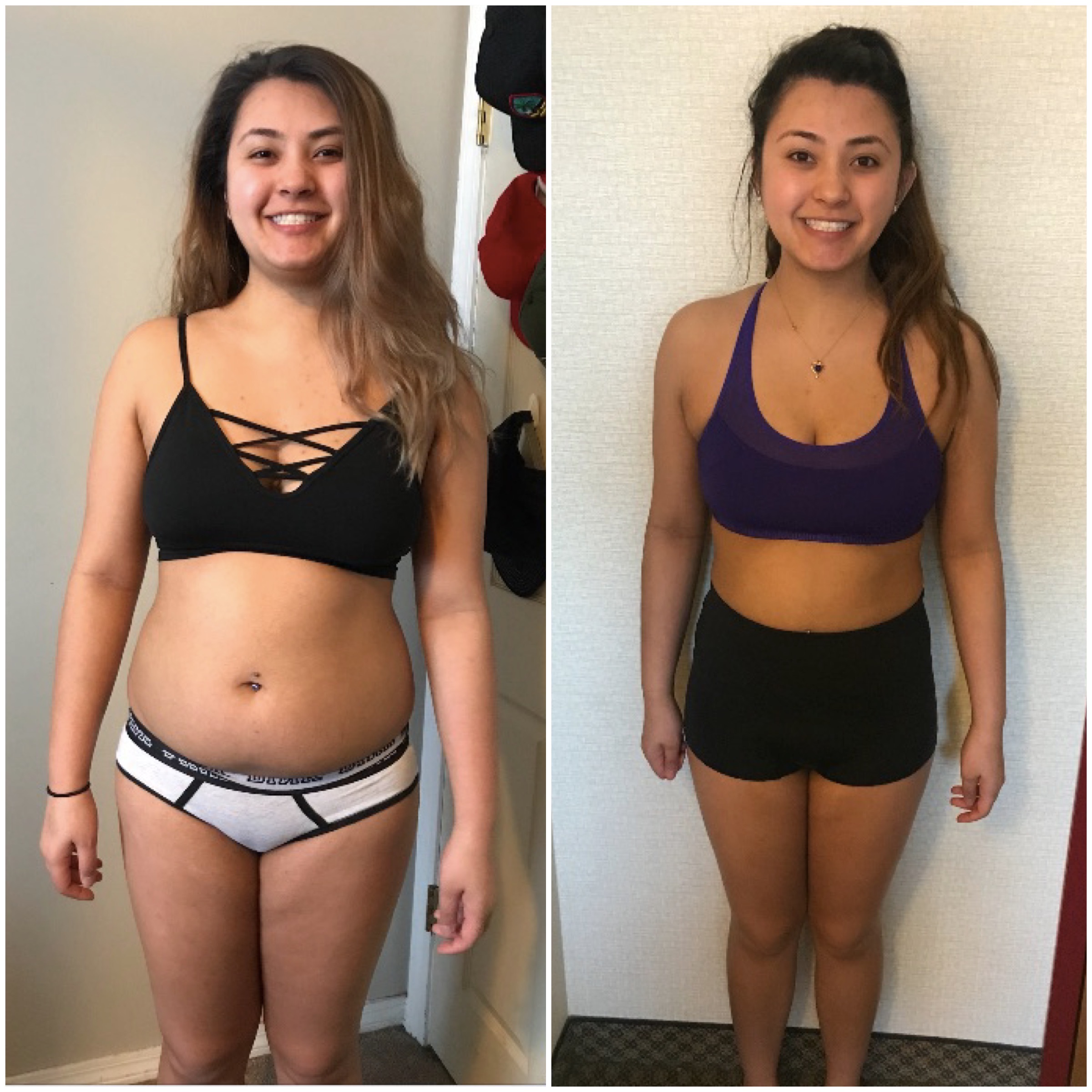 Client before and after transformation