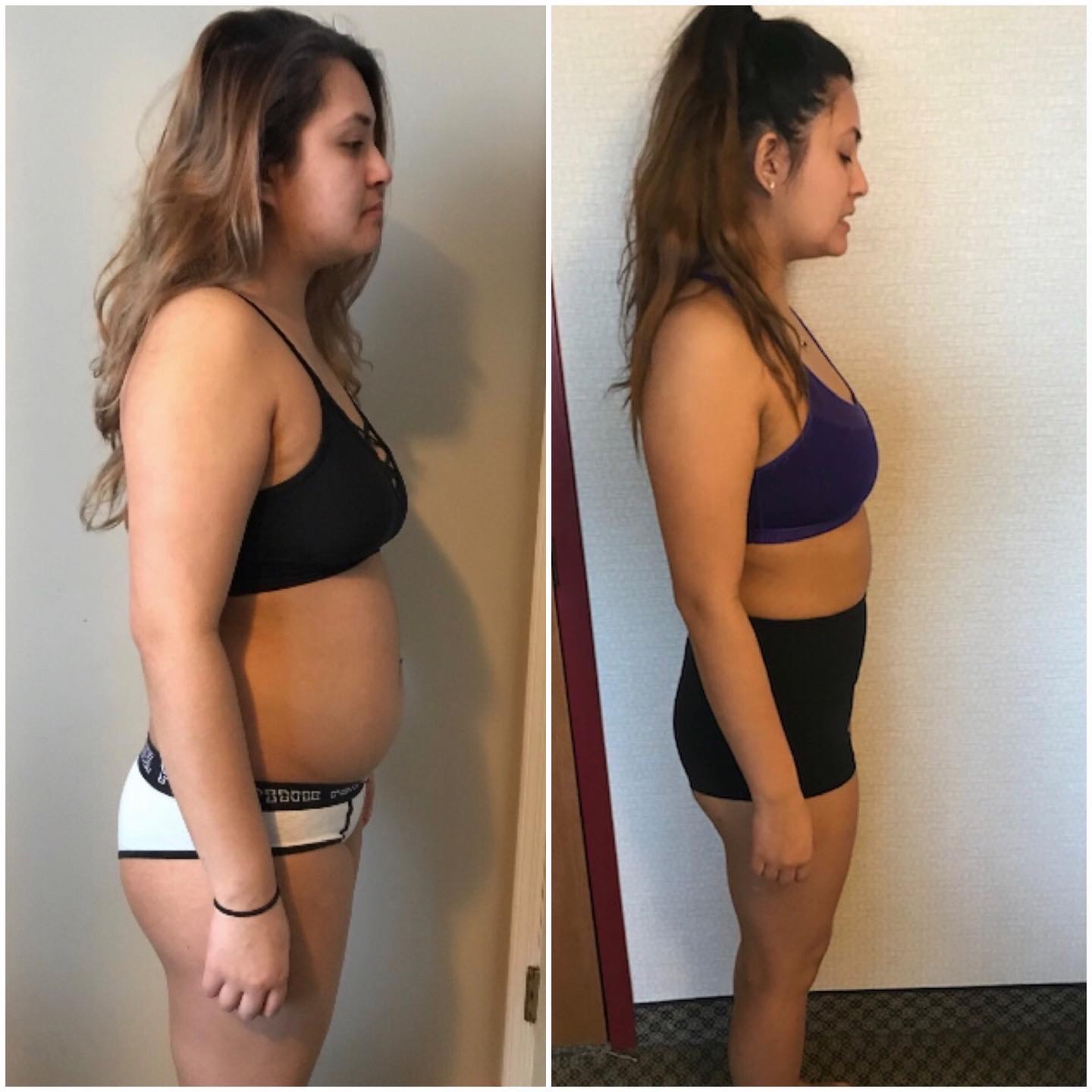 Client before and after transformation